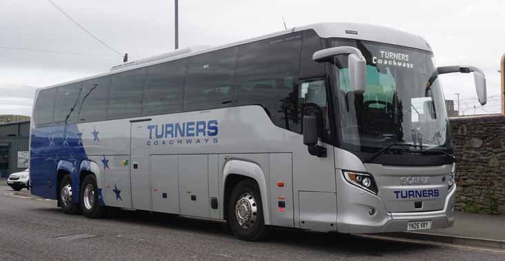 Turners Scania K410CB Higer Touring YN26VRY